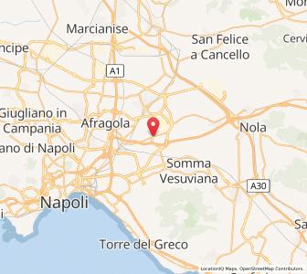 Map of Pomigliano d'Arco, Campania