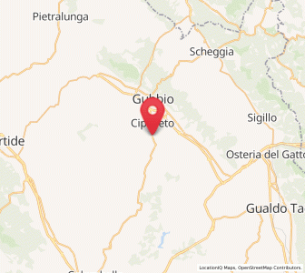 Map of Ponte d'Assi, Umbria