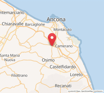 Map of Ponte dell'Aspio, The Marches