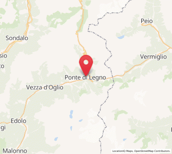 Map of Ponte di Legno, Lombardy