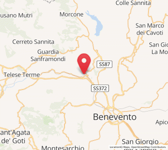 Map of Ponte, Campania