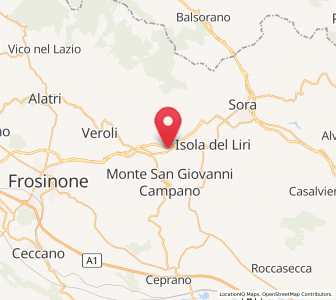 Map of Porrino, Lazio