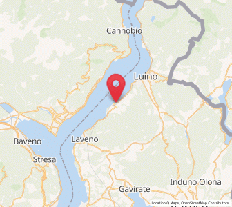 Map of Porto Valtravaglia, Lombardy