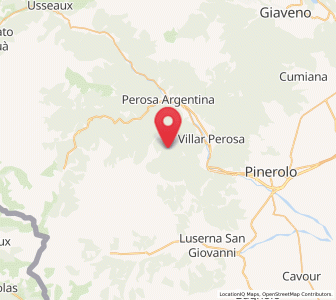 Map of Pramollo, Piedmont