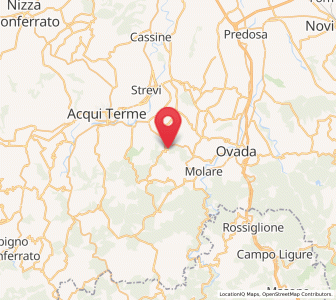 Map of Prasco, Piedmont