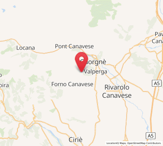 Map of Prascorsano, Piedmont