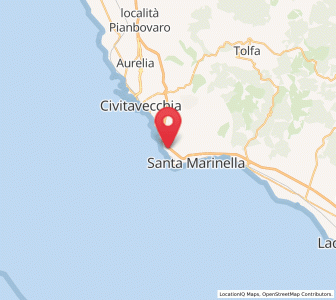 Map of Prato del Mare, Lazio