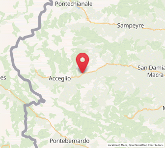 Map of Prazzo Superiore, Piedmont