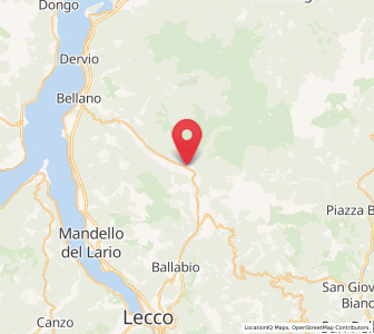 Map of Primaluna, Lombardy