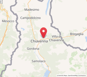 Map of Prosto, Lombardy