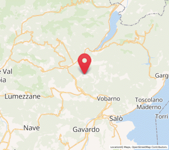 Map of Provaglio Val Sabbia, Lombardy
