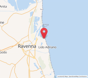 Map of Punta Marina, Emilia-Romagna