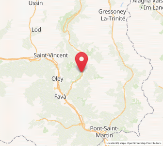 Map of Quincod, Aosta Valley