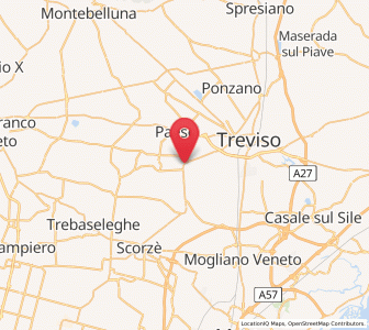 Map of Quinto di Treviso, Veneto