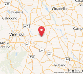 Map of Rampazzo, Veneto