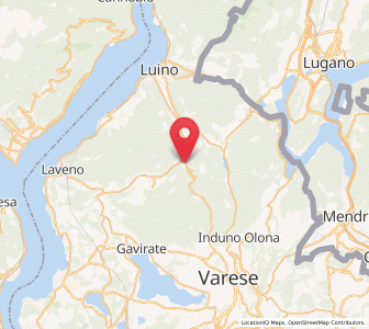 Map of Rancio Valcuvia, Lombardy