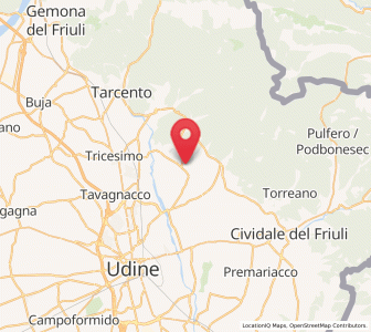 Map of Ravosa-Magredis, Friuli Venezia Giulia