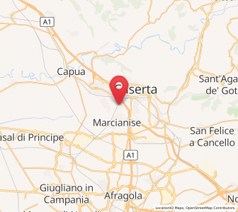 Map of Recale, Campania