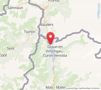 Map of Reschen am See, Trentino-Alto Adige