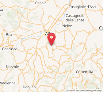 Map of Ricca, Piedmont