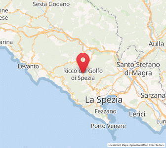 Map of Riccò del Golfo, Liguria