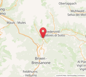 Map of Mühlbach, Trentino-Alto Adige