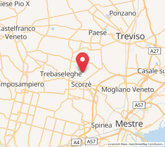 Map of Rio San Martino, Veneto