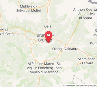 Map of Reischach, Trentino-Alto Adige