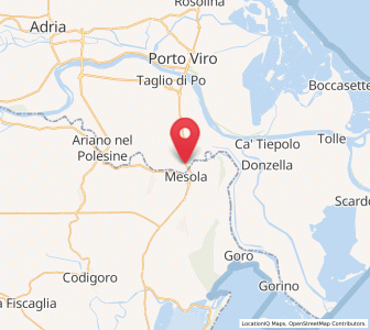 Map of Rivà, Veneto