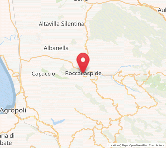 Map of Roccadaspide, Campania