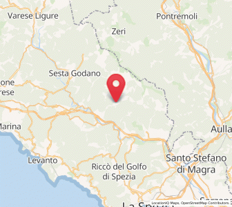 Map of Rocchetta di Vara, Liguria