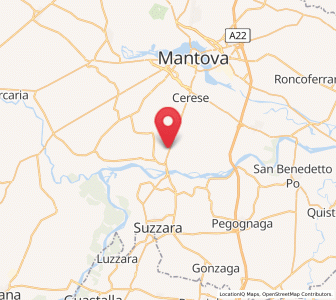 Map of Romanore, Lombardy