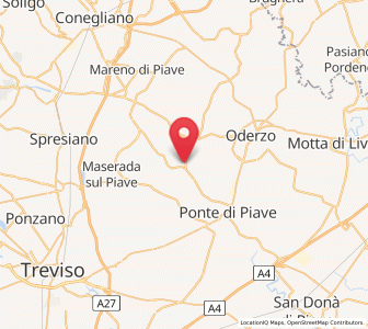 Map of Roncadelle, Veneto