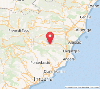 Map of Rossi, Liguria