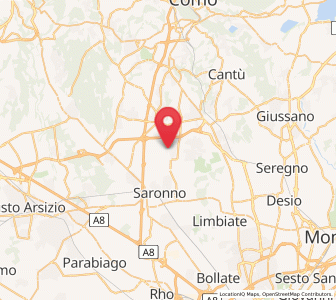 Map of Rovellasca, Lombardy