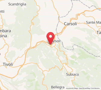 Map of Roviano, Lazio