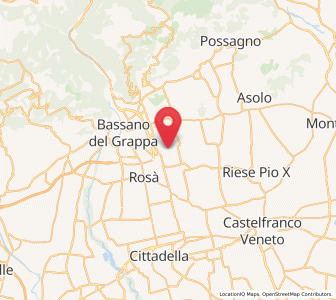 Map of Sacro Cuore, Veneto
