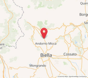 Map of Sagliano Micca, Piedmont