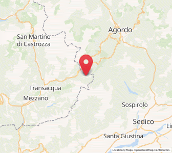 Map of Sagron Mis, Trentino-Alto Adige