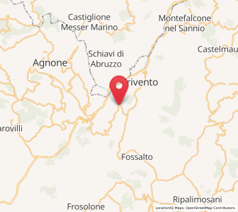 Map of Salcito, Molise