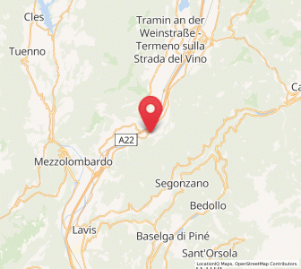 Map of Salurn, Trentino-Alto Adige
