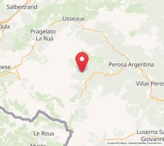 Map of Salza di Pinerolo, Piedmont
