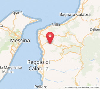 Map of Sambatello, Calabria