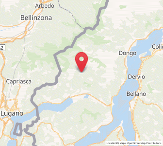 Map of San Bartolomeo Val Cavargna, Lombardy