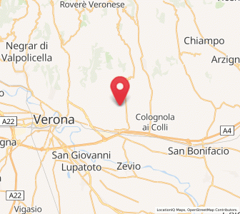 Map of San Briccio, Veneto