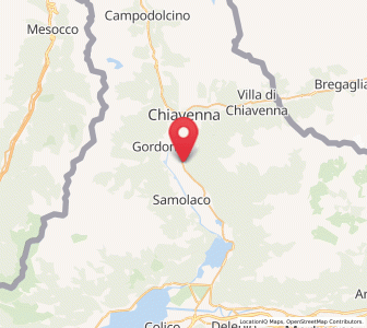 Map of San Cassiano, Lombardy