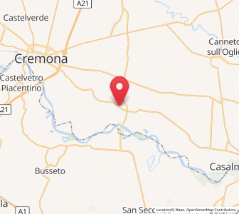 Map of San Daniele Po, Lombardy
