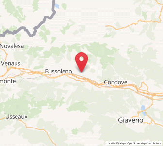 Map of San Didero, Piedmont