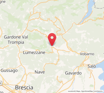 Map of San Faustino, Lombardy