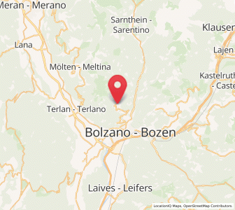 Map of Jenesien, Trentino-Alto Adige